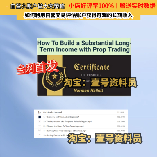 如何利用自营交易评估账户获得可观的长期收入-α阿尔法Trader
