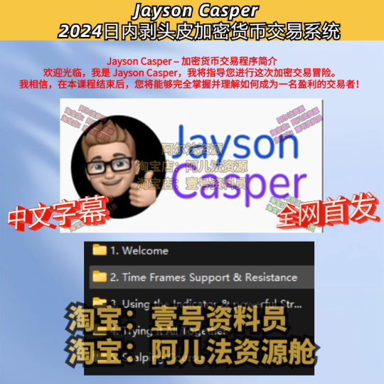 Jayson Casper – 日内剥头皮加密货币2024交易系统-α阿尔法Trader