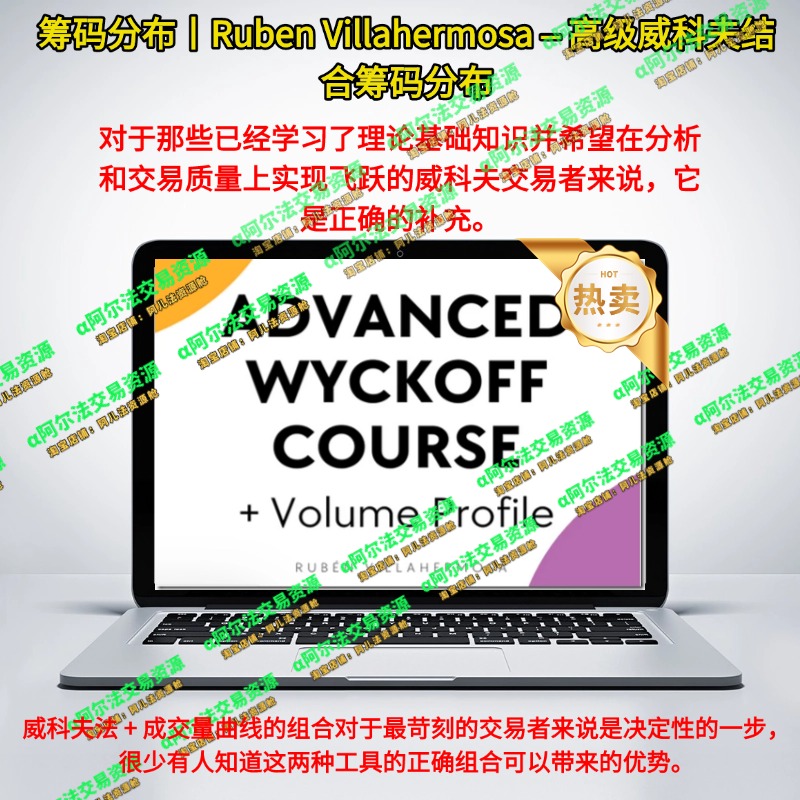 Ruben Villahermosa – 筹码分布结合高级威科夫课程-α阿尔法Trader