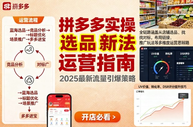 王校长9月12拼多多实操新玩法，全链路涵盖从店铺选品、找对标，布局链接，推广玩法等多维度运营思路-α阿尔法Trader