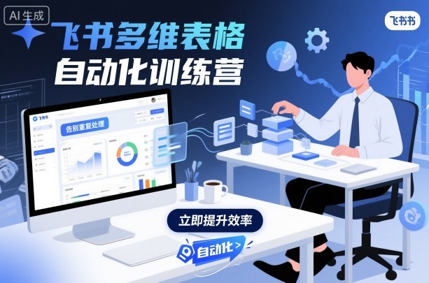 飞书多维表格自动化训练营，手把手教你告别重复处理，用多维表格开启高效办公新模式-α阿尔法Trader