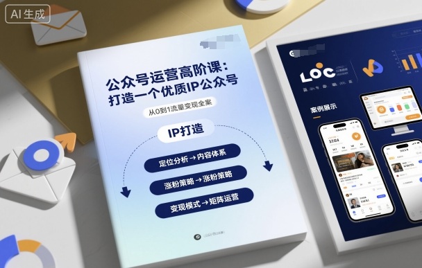 公众号运营高阶课，打造一个优质IP公众号-α阿尔法Trader