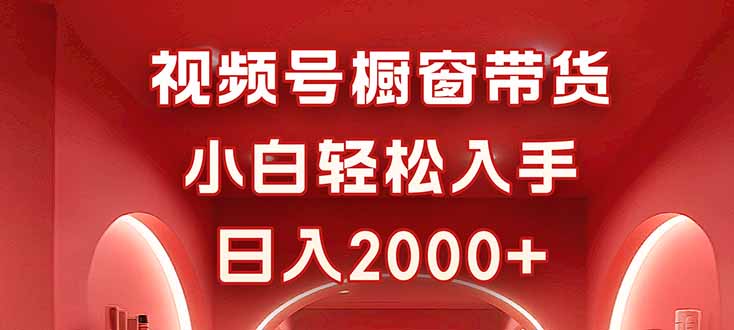 视频号橱窗带货，小白轻松入手，日入2000+-α阿尔法Trader
