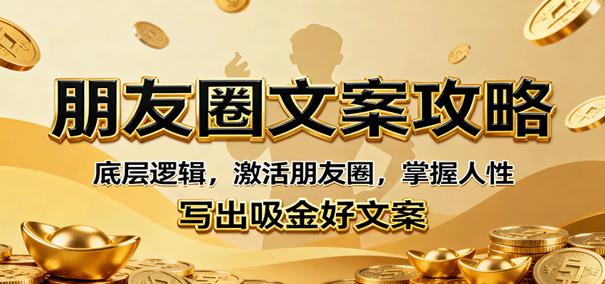 朋友圈文案攻略：底层逻辑，激活朋友圈，掌握人性，写出吸金好文案-α阿尔法Trader