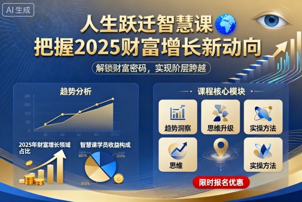 人生跃迁智慧课，把据2025财富增长新动向-α阿尔法Trader