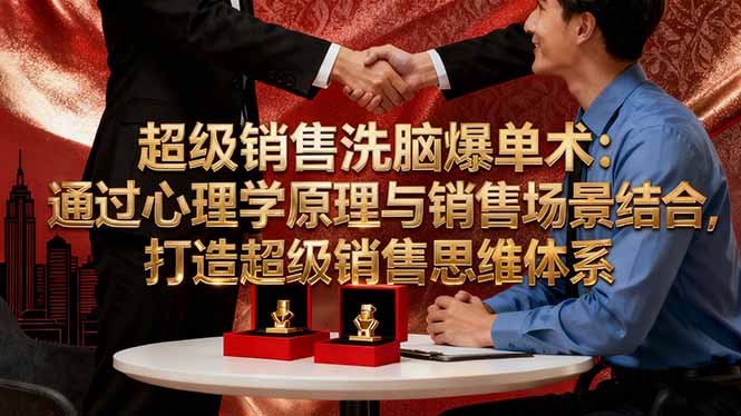 超级销售洗脑爆单术：通过心理学原理与销售场景结合,打造超级销售思维体系-α阿尔法Trader