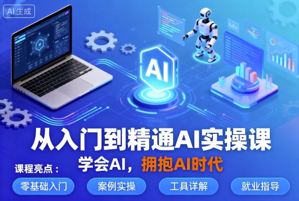 从入门到精通AI实操课，学会AI，拥抱AI时代-α阿尔法Trader