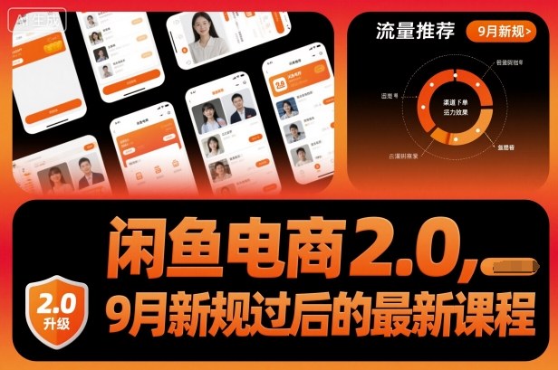 闲鱼电商2.0，9月新规过后的最新课程-α阿尔法Trader