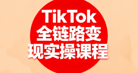 小杨老师·TikTok全链路变现实操课程-α阿尔法Trader