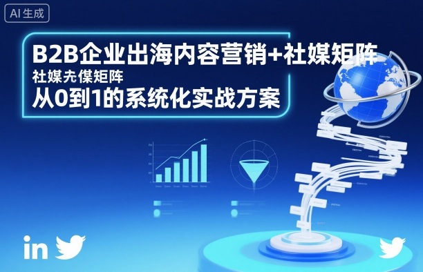 B2B企业出海内容营销+社媒矩阵，从0到1的系统化实战方案-α阿尔法Trader