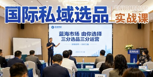 国际私域选品实战课，蓝海市场由你选择，七分选品三分运营-α阿尔法Trader